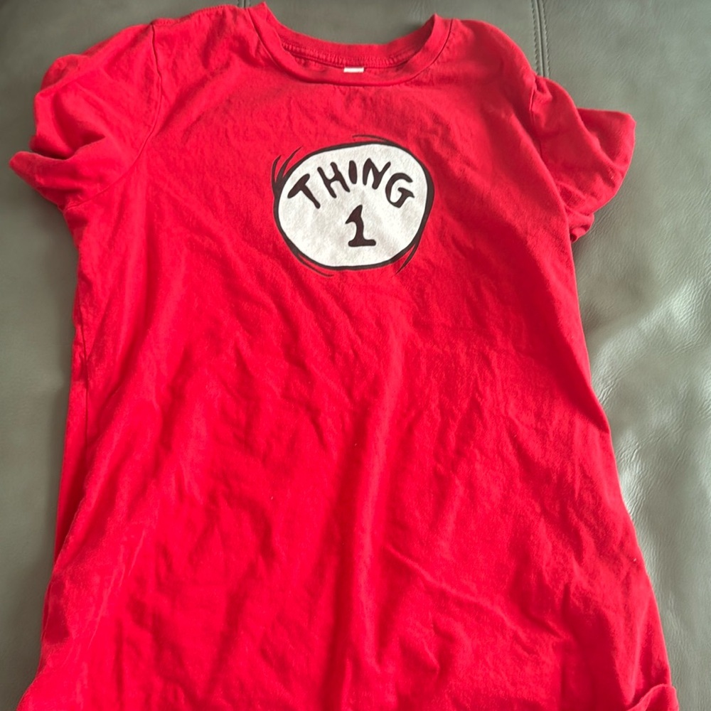 Red Dr.suess shirt